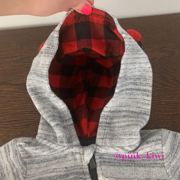 Cat & Jack Baby Boys Reindeer Romper - Picture 5 of 11